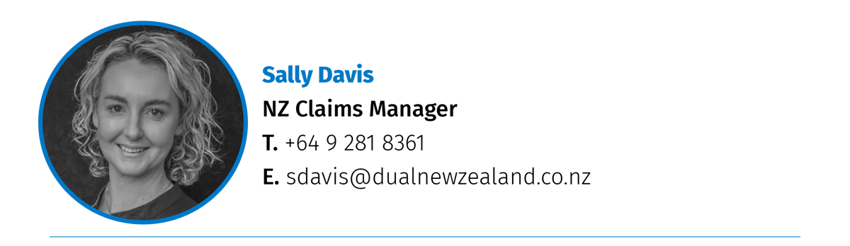 New Zealand Claims team-Sally Davis